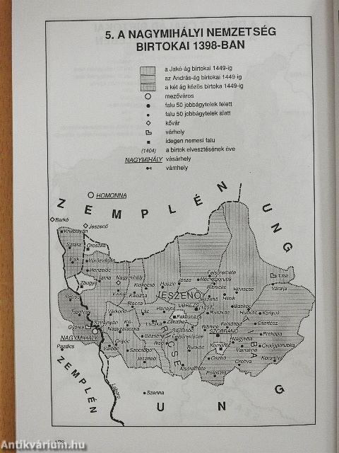 A nemesi társadalom a középkori Ung megyében 