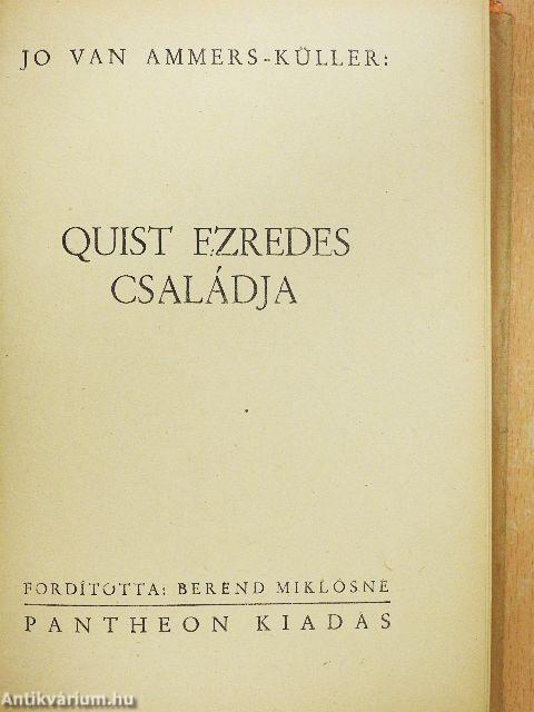 Quist ezredes családja