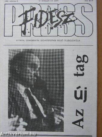 Fidesz Press 1992. március 8.