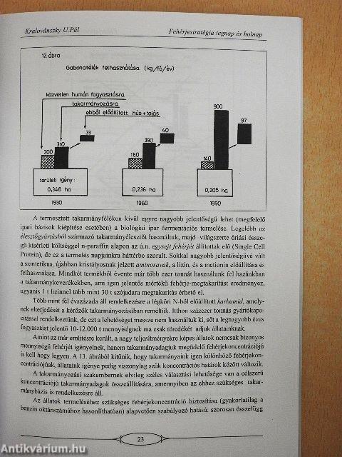 Fehérjegazdálkodásunk helyzete és a fejlesztés feladatai