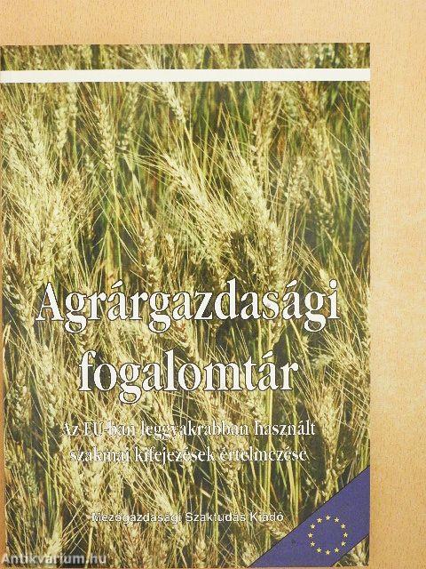 Agrárgazdasági fogalomtár