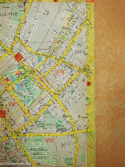 Stadtführer und Atlas Budapest