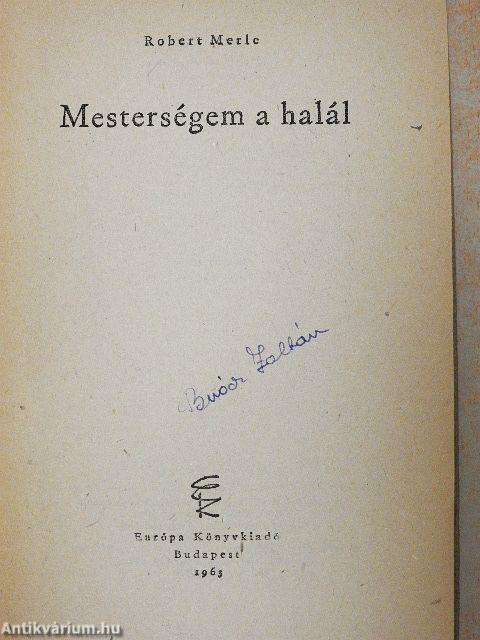 Mesterségem a halál