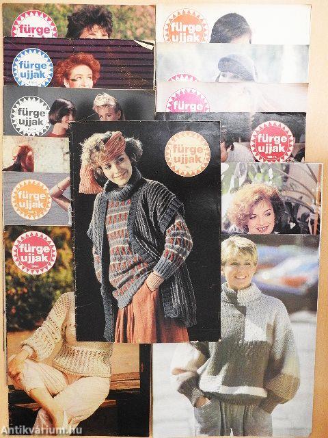 Fürge Ujjak 1986. (nem teljes évfolyam) + Fürge Ujjak Magazin 1986. Tavasz-nyár, '86-87. Ősz-tél