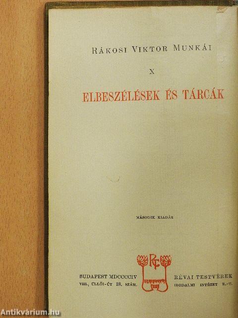 Elbeszélések és tárcák