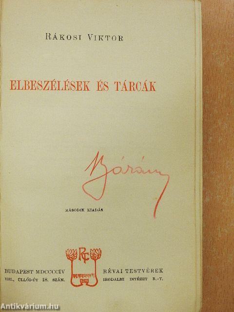 Elbeszélések és tárcák