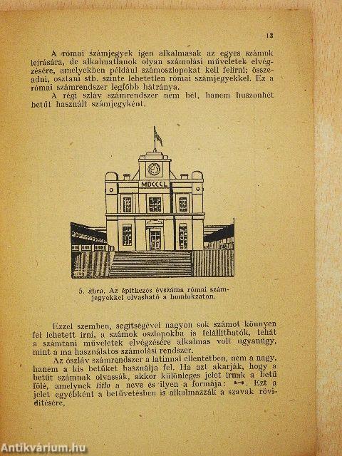 A számolás és a számok