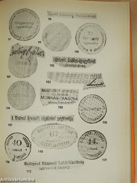 A Magyar Tanácsköztársaság helyi szervei és pecsétjeik