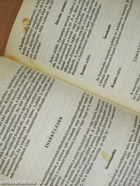 A sportsebészet alapjai