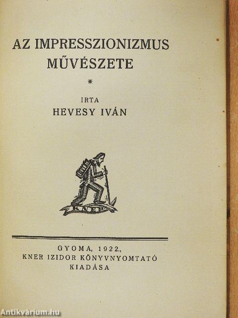 Az impresszionizmus művészete