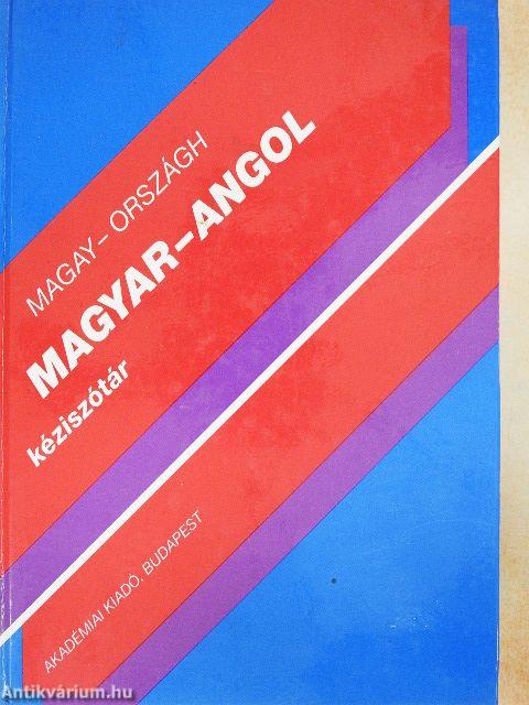 Magyar-angol kéziszótár