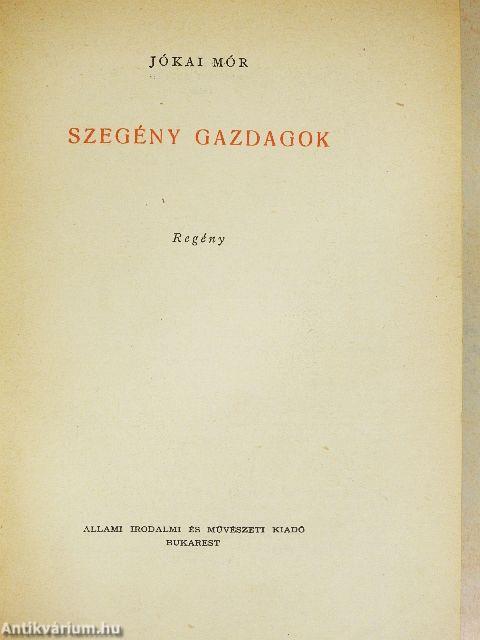 Szegény gazdagok