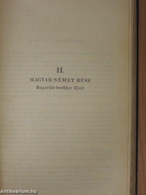 Német-magyar és magyar-német szótár I-II.