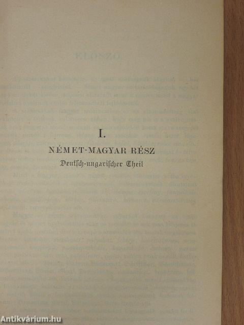 Német-magyar és magyar-német szótár I-II.