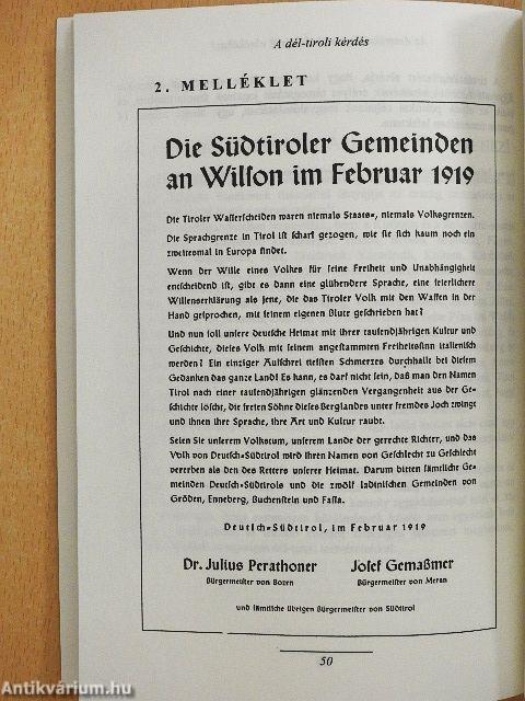 A dél-tiroli kérdés