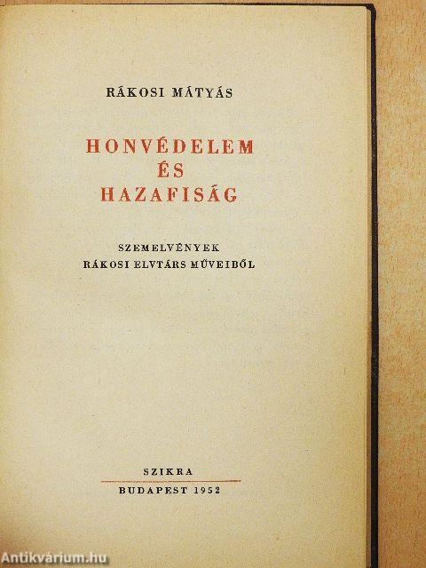 Honvédelem és hazafiság