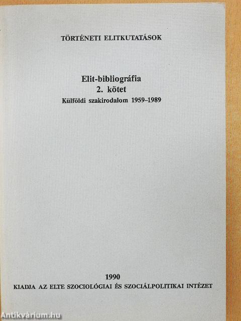Elit-bibliográfia II.