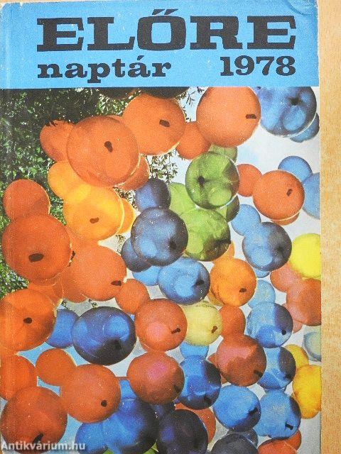 Előre naptár 1978