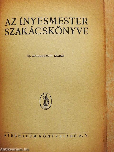 Az ínyesmester szakácskönyve