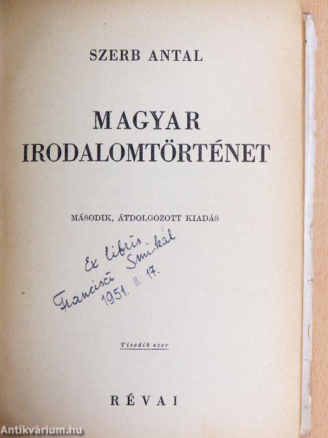 Magyar irodalomtörténet