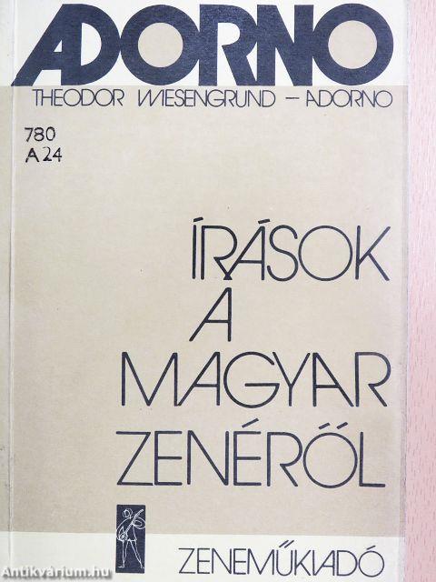 Írások a magyar zenéről