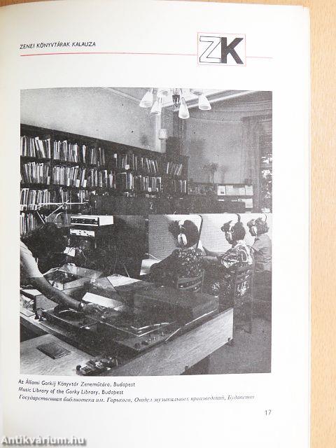 Zenei könyvtárak kalauza