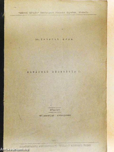 Ábrázoló geometria I.