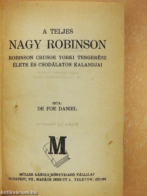 A teljes Nagy Robinson