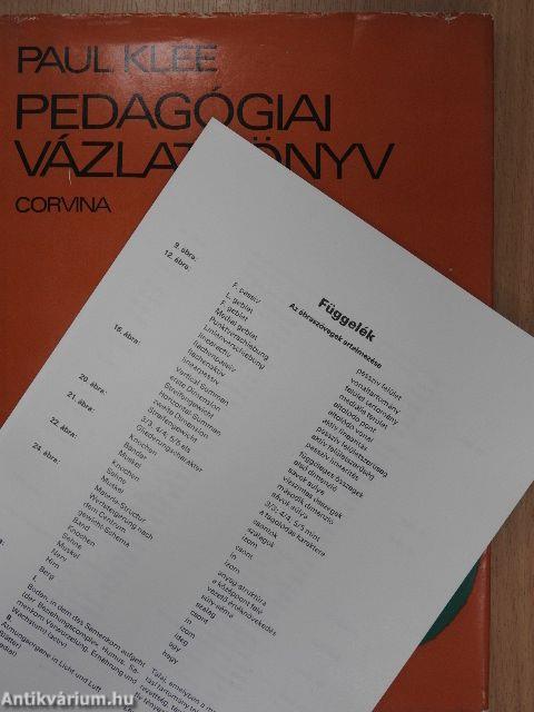 Pedagógiai vázlatkönyv