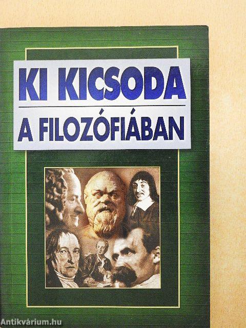 Ki kicsoda a filozófiában