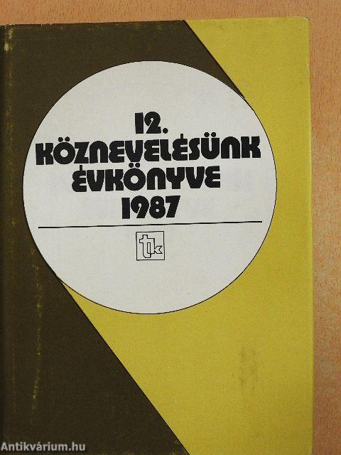 Köznevelésünk évkönyve 1987.