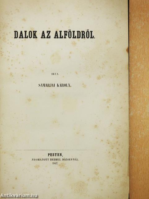 Dalok az Alföldről