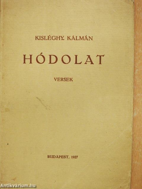 Hódolat (dedikált példány)