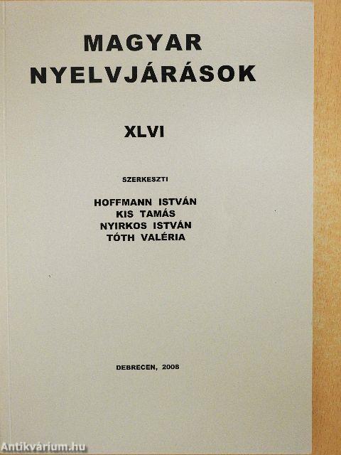 Magyar nyelvjárások XLVI.
