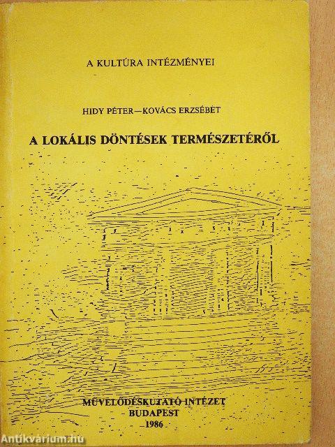 A lokális döntések természetéről