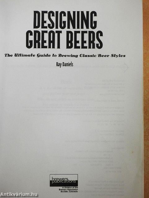 Designing Great Beers