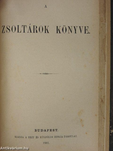 Új Testamentom/A zsoltárok könyve