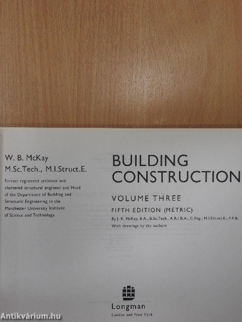 Building Construction - Metric 3.