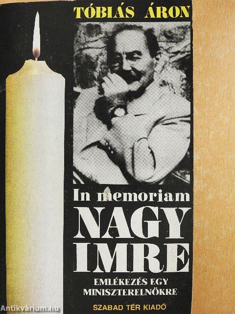 In memoriam Nagy Imre