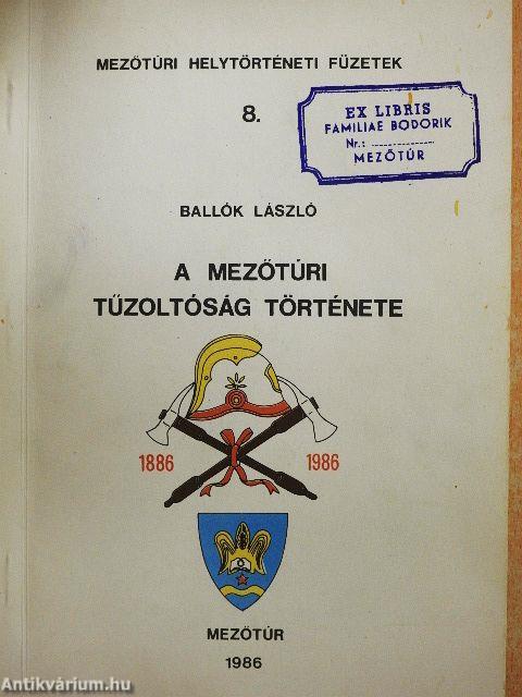 A mezőtúri tűzoltóság története