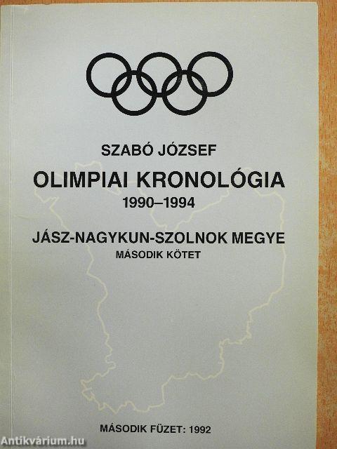 Olimpiai kronológia 1990-1994