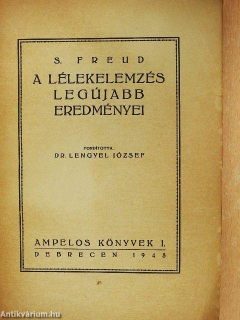 A lélekelemzés legújabb eredményei