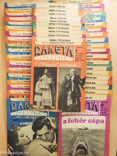 Rakéta Regényújság 1976. (nem teljes évfolyam)