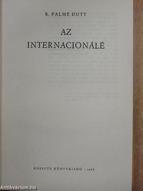 Az internacionálé