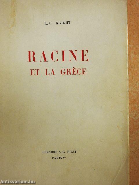 Racine et la Gréce