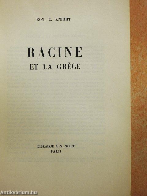 Racine et la Gréce