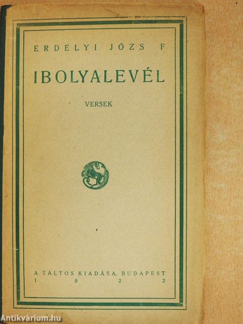 Ibolyalevél (dedikált példány)