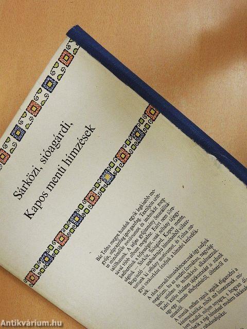 Sárközi, sióagárdi, Kapos menti hímzések