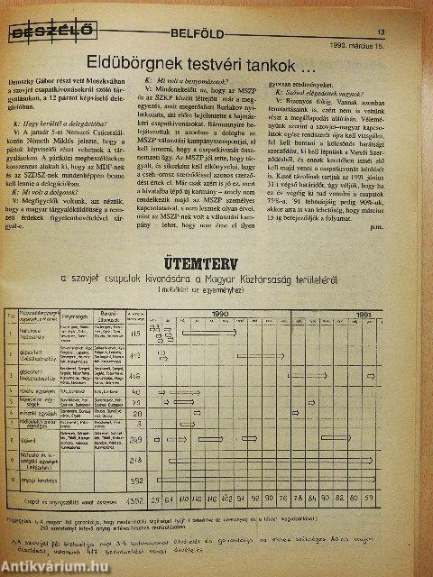 Beszélő 1990. március 15.