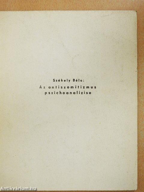 Az antiszemitizmus pszichoanalizise